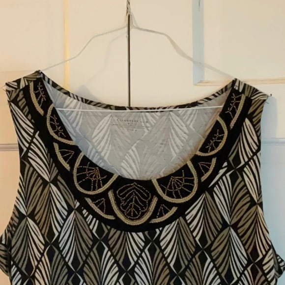 👁 Charter Club Embellished Dress with Knit Cardigan Size L 👁 - Picture 5 of 15